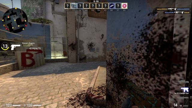 CSGO Tec 9 Cracked Opal Minimal Wear Gameplay смотреть онлайн