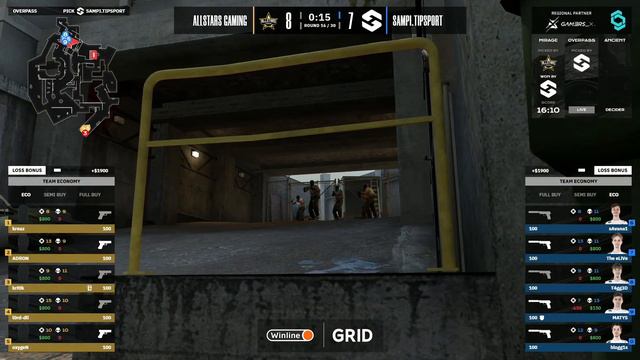 Team Sampi vs allStars Gaming, Map 2, Best of 3, CCT North Europe Series 5 смотреть онлайн
