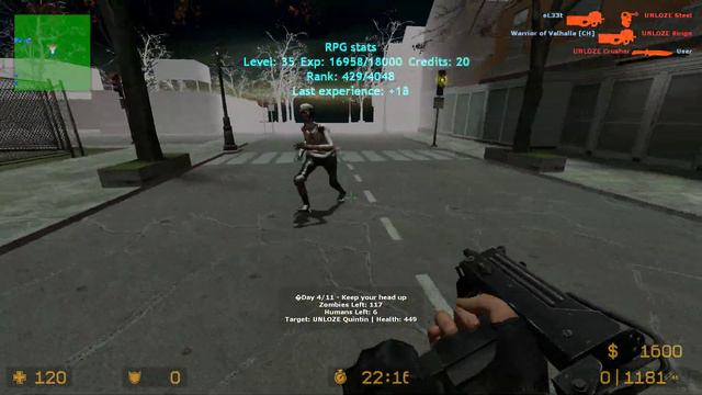 Counter Strike Source ZRiot Server смотреть онлайн