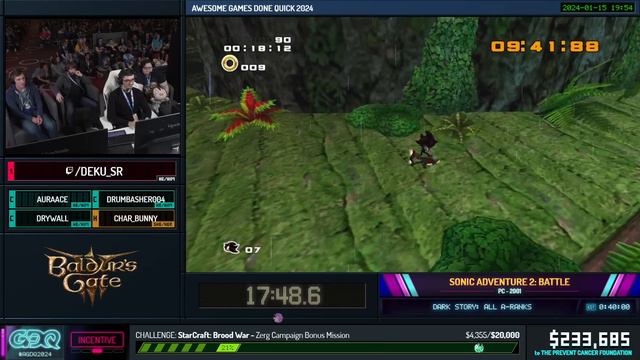 Sonic Adventure 2: Battle by Deku_sr in 35:05 - Awesome Games Done Quick 2024 смотреть онлайн