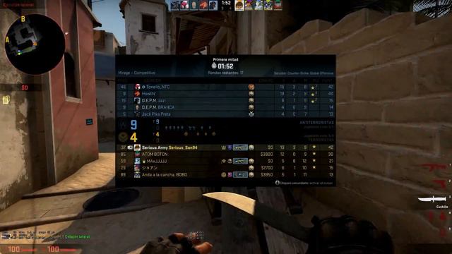 PARTIDO COMPETITIVO COMPLETO #3 | #CSGO | Counter Strike Global Offensive смотреть онлайн
