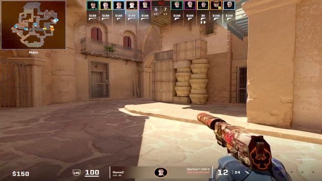 CS2 POV Vitality flameZ (27/15) vs Vitality (Anubis) PGL CS2 Major Copenhagen 2024 смотреть онлайн