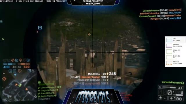 Battlefield 4 CTE (Community Test Environment) SC-42 (skrub cannon) смотреть онлайн