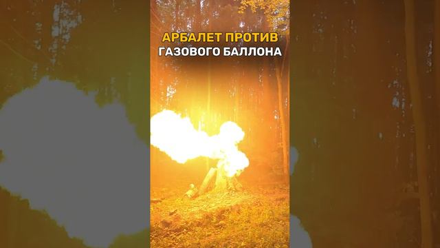 Что будет если из арбалета выстрелить в Газовый баллон?) смотреть онлайн