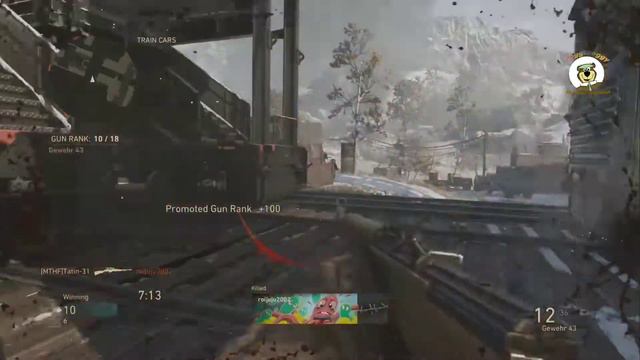 CALL OF DUTY WWII ONLINE GUN GAME GUSTAV CANNON #PS4 смотреть онлайн
