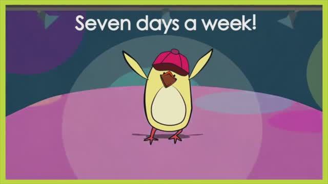 Песня на английском "7 дней недели" - "Seven days a week" смотреть онлайн