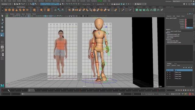Maya Walk Cycle Tutorial - Female Character Animation Tutorial | Step by step animation process смотреть онлайн