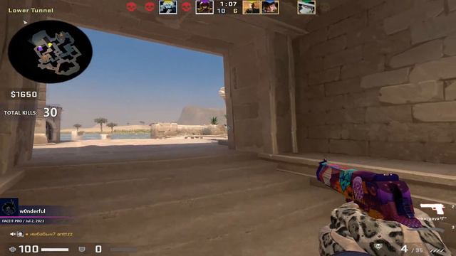 w0nderful Spirit with 44 kills!🔥 (ANUBIS) FACEIT LVL 10 / CSGO POV / Jul 2, 2023 смотреть онлайн
