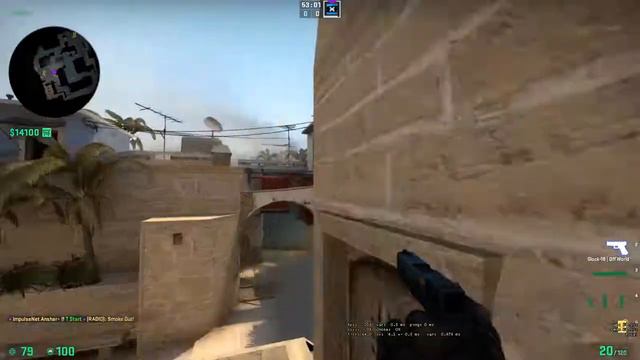CSGO Mirage Connector & Stairs Smokes from T-Spawn смотреть онлайн