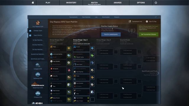 CS:GO - DreamHack 2015 Cluj-Napoca - Pick Em Day 2 Predictions смотреть онлайн