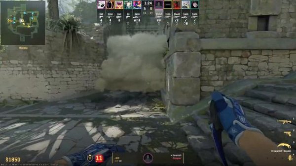 CS2 POV Mongolz 910 W/Senzu FACEIT (31/6/17) ANCIENT GAMEPLAY