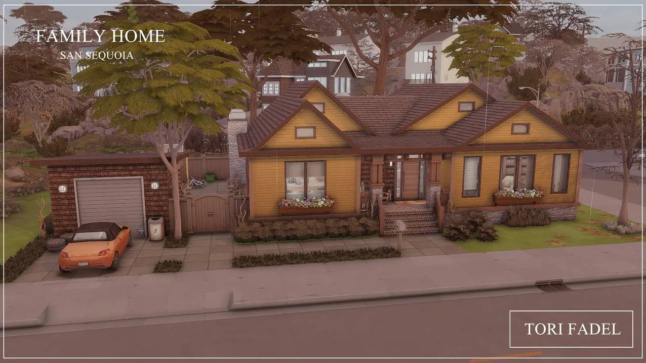 СЕМЕЙНЫЙ ДОМ🏡🍁THE SIMS 4 #thesims4 #games #sims4build