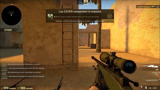 1vs1 à l'AWP sur PvPro (CSGO) смотреть онлайн