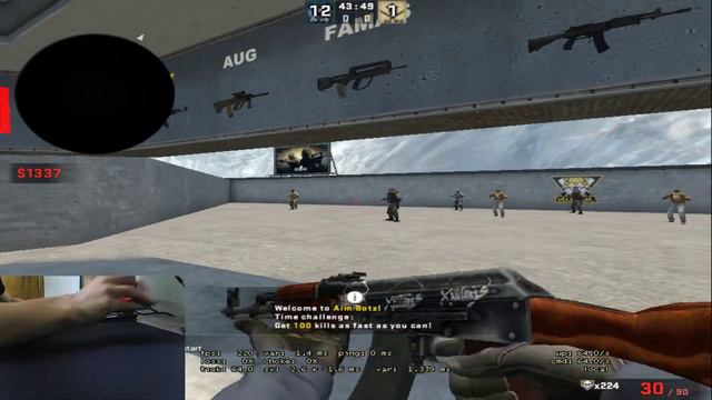 How to get perfect aim Cs:Go and fps game смотреть онлайн
