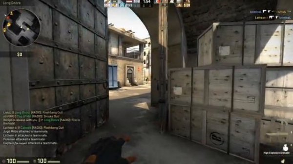 Lucky round! 5 kills with Tec-9 CS:GO Unreal Luck