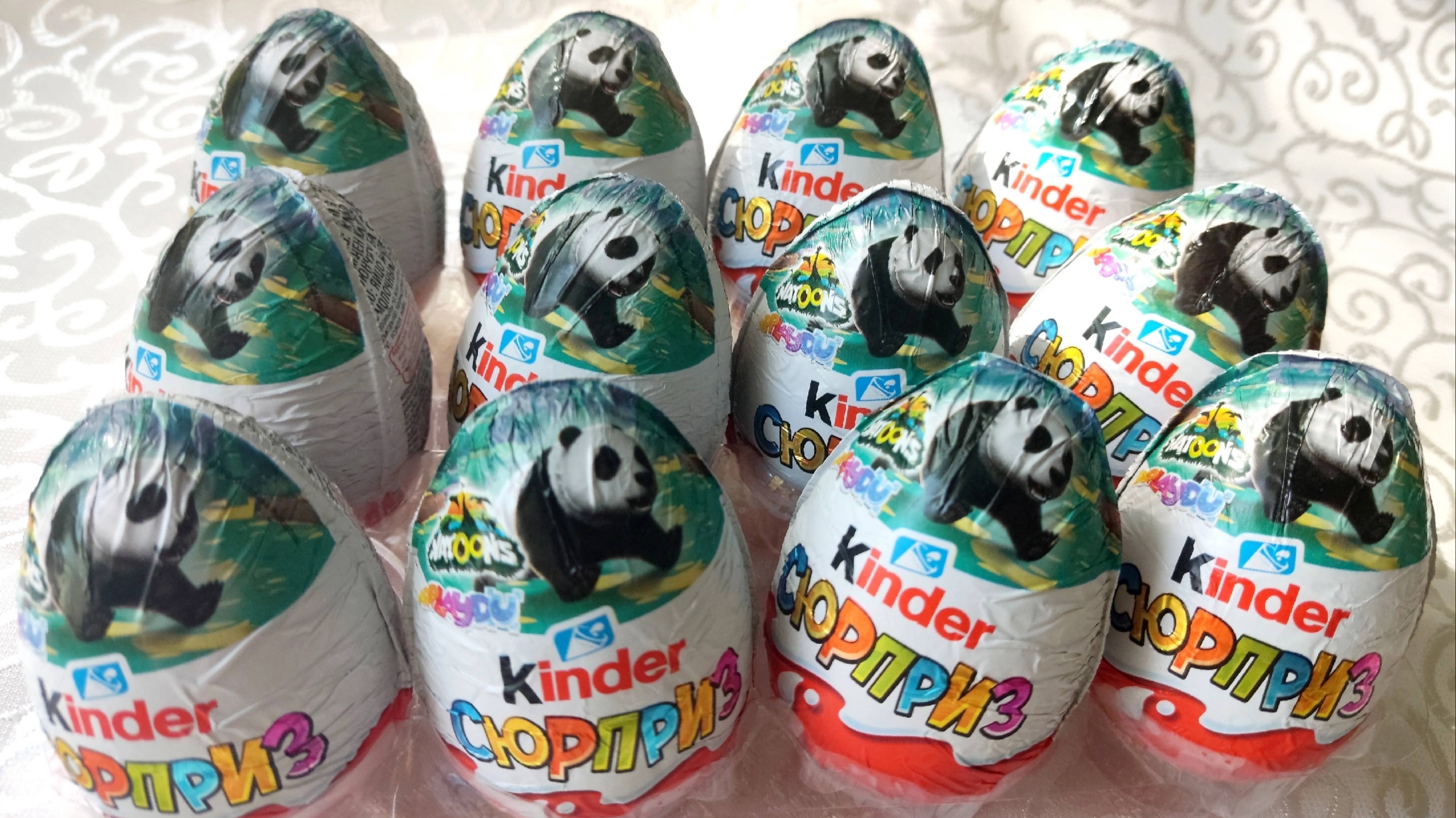 Распаковка Kinder Сюрприз - серия Natoons