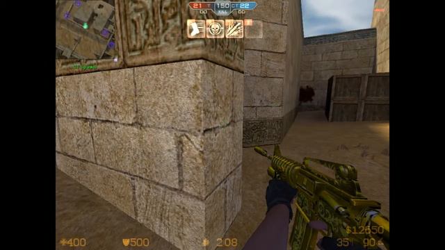 Counter Strike Extreme V7-Zombie United (de dust) смотреть онлайн