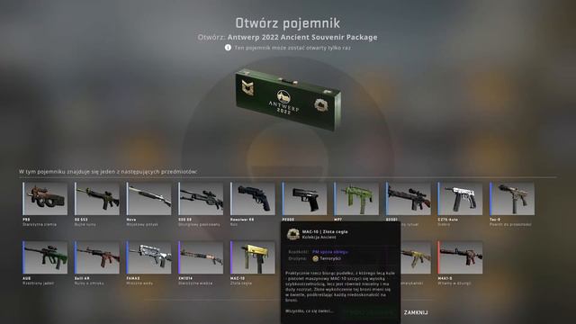 Ancient Souvenir Package Antwerp 2022 CSGO unboxing pamiątka Major Counter Strike case opening смотреть онлайн