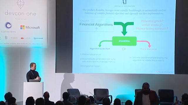 DEVCON1: Towards Imandra Contracts: Formal verification for Ethereum - Grant Passmore смотреть онлайн