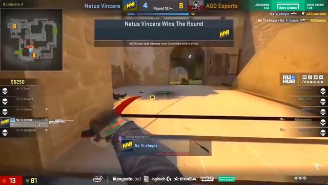 Когда s1mple берет AWP / CS:GO смотреть онлайн