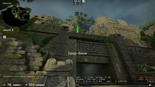 A-Site Tunnel/Donut Smoke - Ancient | CS:GO смотреть онлайн