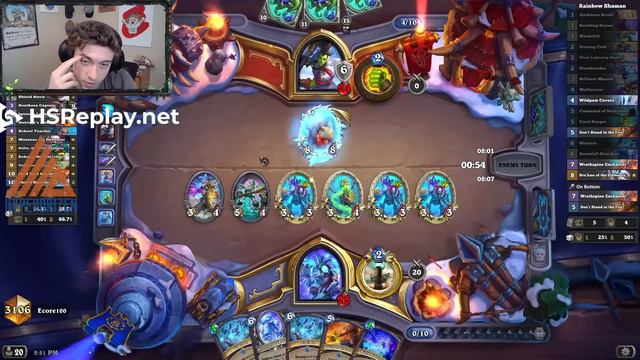 New Rainbow Shaman is GENIUS - Rainbow Shaman - Hearthstone смотреть онлайн
