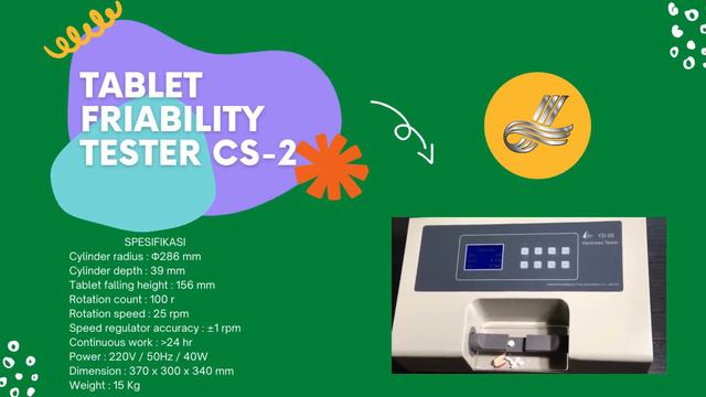 TABLET FRIABILITY TESTER CS 2 смотреть онлайн