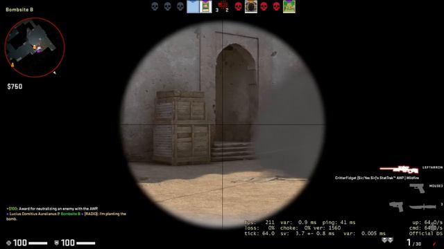 CS:GO - 4 kills 3 guns смотреть онлайн