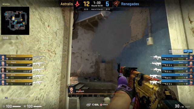 IEM Katowice 2019 CS:GO | Legends Stage Round 3 Winners Match 6 (1/3) | Astralis vs. Renegades смотреть онлайн