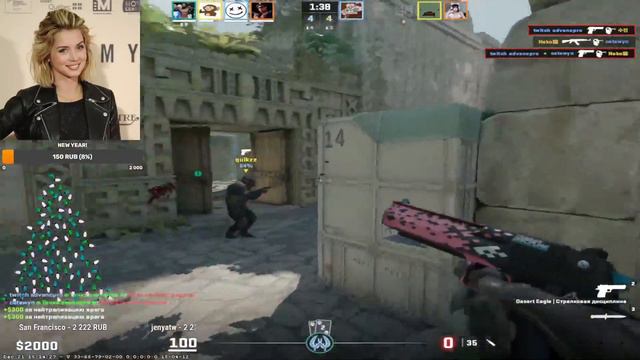 Немного покуролесил с deagle в CS 2 смотреть онлайн