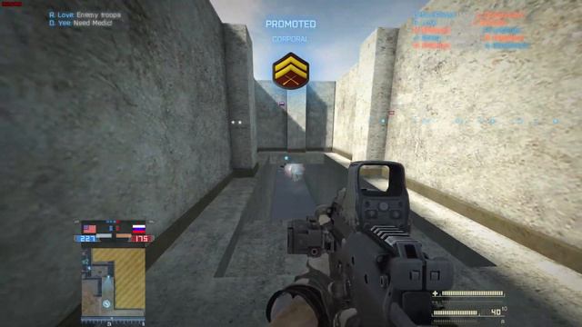 Battlefield 2 RECBZ Mod Gameplay - East_CQB Map смотреть онлайн