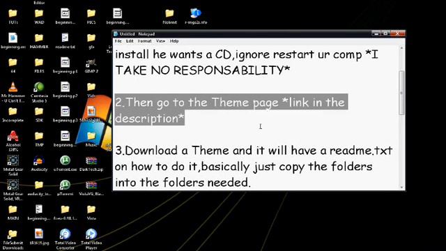 Tutorial 1-How to Install a Theme (Windows XP) смотреть онлайн