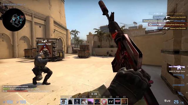 M4A1-S Night Terror Gameplay