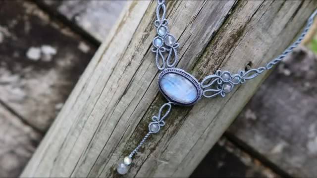 Macrame by Afeng： 2021-23｜Macrame Tutorial｜Macrame Necklace｜Boho style｜编绳｜DIY｜ смотреть онлайн