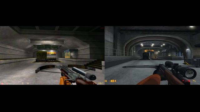 Half Life Vs Black Mesa Source - Weapon Comparison