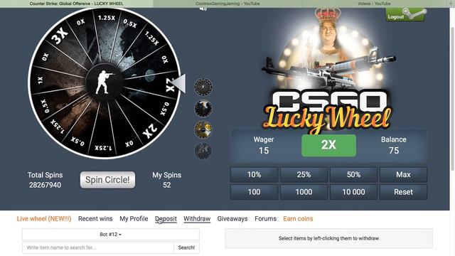 CSGO Money Making Guide - Lucky Wheel смотреть онлайн