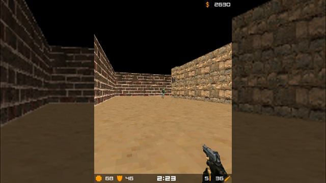Прохождение игры Микро Контрудар: Карта 5 - Крепость смотреть онлайн