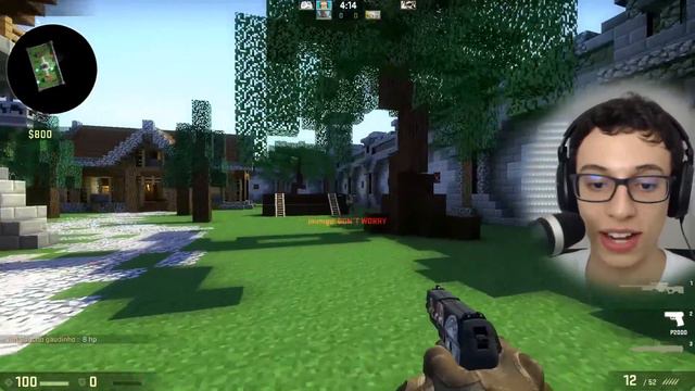 BUG NO MAPA? MINECRAFT BATTLE MAP CS:GO BR PT! смотреть онлайн