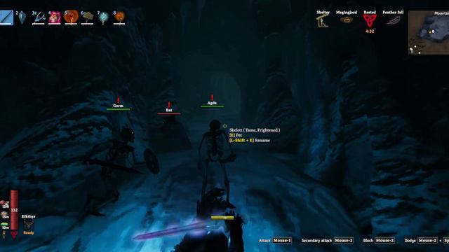 Exploring the Frost Caves in the game Valheim смотреть онлайн