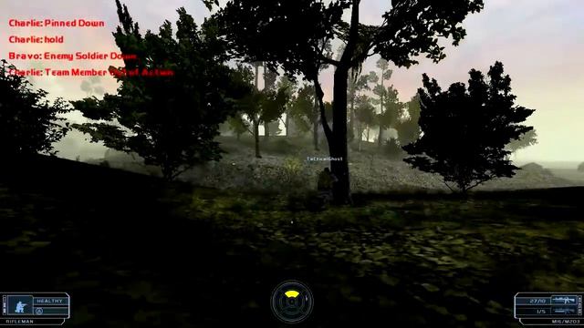 Ghost Recon V1.4 Original Multiplayer Gameplay 1v1v1 With AI Support Commentary смотреть онлайн