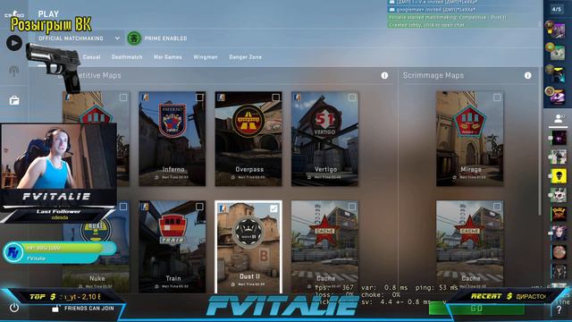 Counter-Strike Global Offensive Путь обратно к ГЛОБАЛУ + Розыгрыш смотреть онлайн