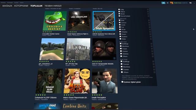 Steam Atölyesinin En Korkunç Günü I Gmod Glue library hacklenmesi смотреть онлайн