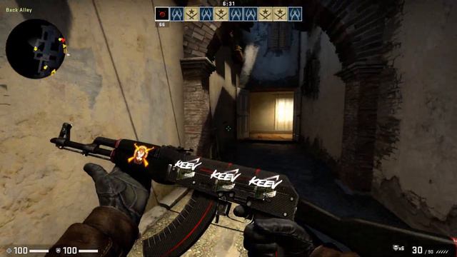 AK-47 | Redline (Field Tested 0.223) Counter strike Global Offensive Skin Showcase and gameplay смотреть онлайн