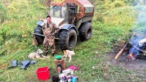 В ТАЙГУ НА КАРАКАТЕ ЗА ХАРИУСОМ. ТАЁЖНАЯ РЕКА СИБИРИ "КУНЧЕТ"