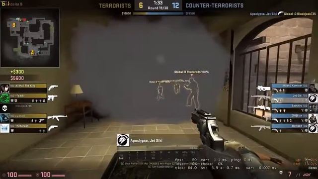 Cs Go Revolver 1v5 Ace смотреть онлайн