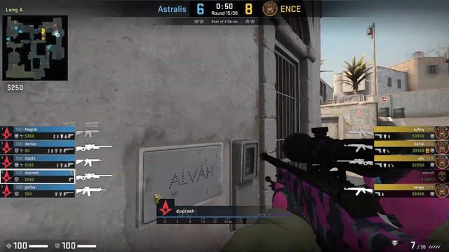 CS:GO POV Demo Astralis dupreeh (33/18) vs ENCE (de_dust2) смотреть онлайн