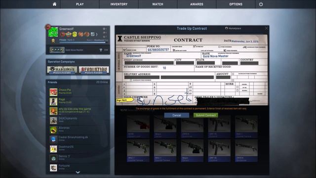 CS: GO Trade Up Hunt forThe Rising Sun смотреть онлайн