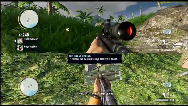 Far Cry 3 PS3 Co-op Split Screen game play with my wife. смотреть онлайн