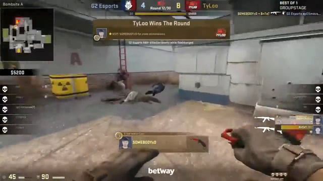 [CS:GO] G2 Esports vs TyLoo - ESL One Cologne 2017 смотреть онлайн