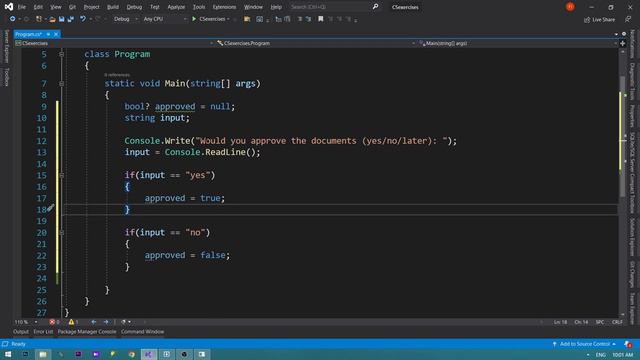 C# nullable bool - nullable boolean - null - nullable types - learn C# - C# exercise for beginners смотреть онлайн